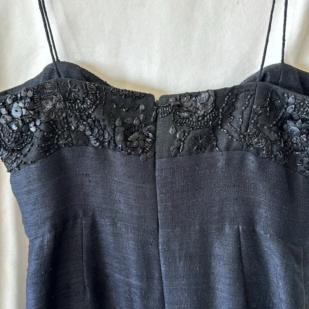 Dennis Basso silk dress size 10 - Picture 9 of 11